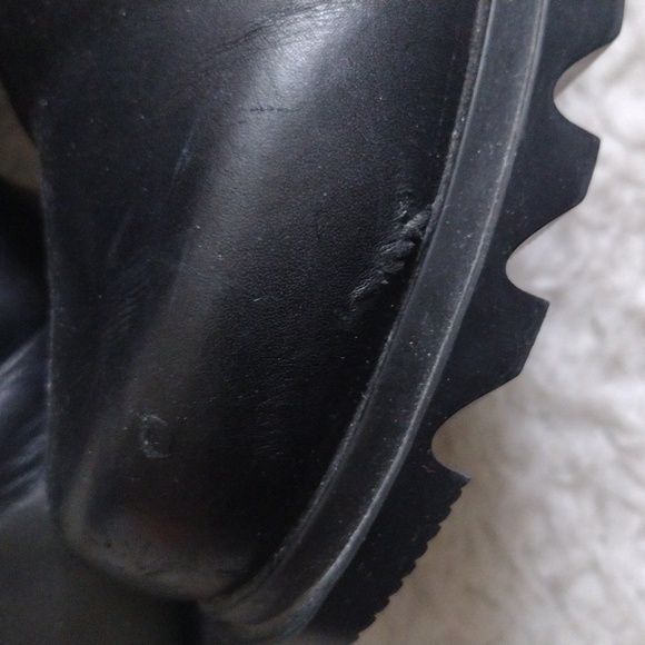 Sorel Jona Black Leather Wedge Boots